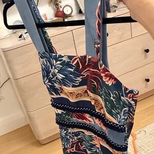 Floral Print Sleeveless Dress